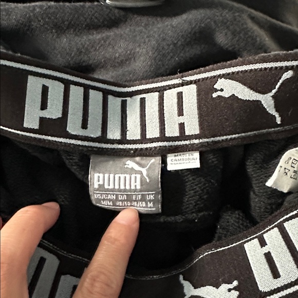 Puma Men's Black Sweatpants - Picture 7 of 8